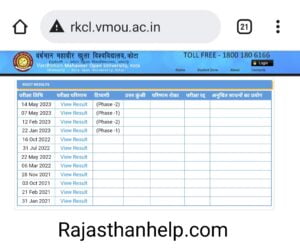 RSCIT Result 2023 Roll No Wise download