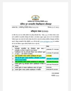 Rajasthan PTET Collage allotment list 2023 in hindi
